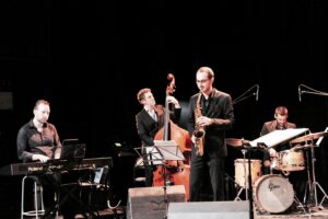 le premier concert! Quartet