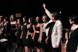 le premier concert! Salut